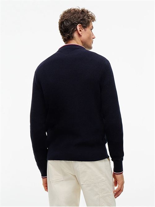 rwb rib crew neck TOMMY HILFIGER | MW0MW41516DW5